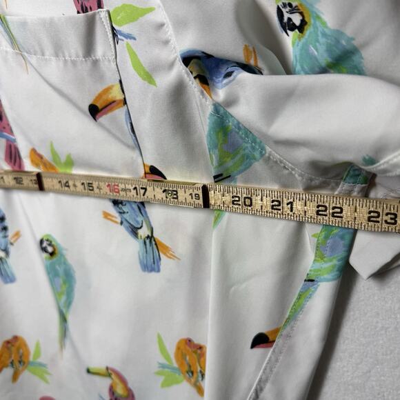 Chubbies Men's The Birds Of Polodise Performance Polo White Multicolor Size XXL - Picture 7 of 8